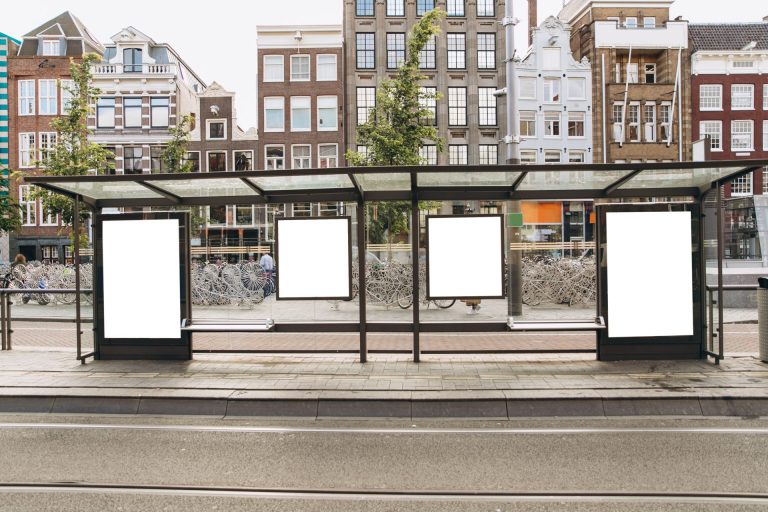stop-in-amsterdam-in-holland-with-blank-advertisin